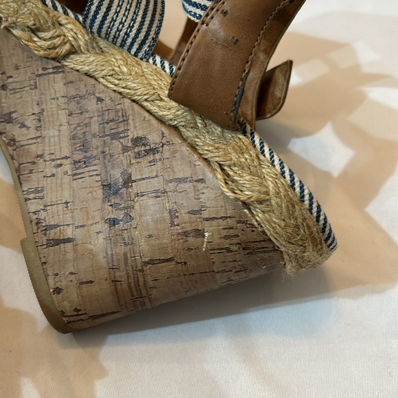 Blue stripe wedge - Picture 4 of 6